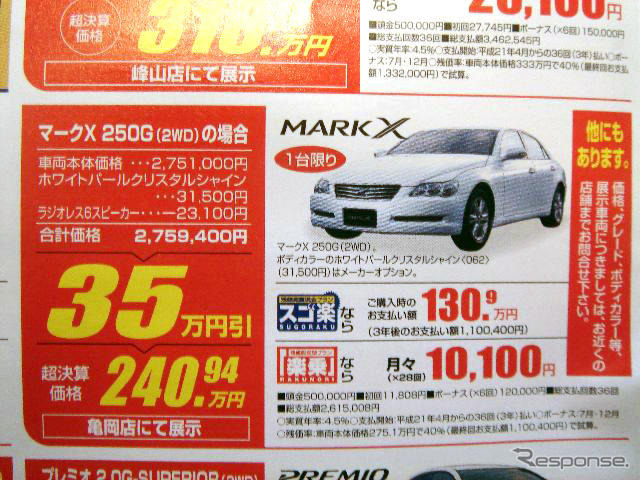 【逃がすな 値引き情報】120万円台から買える…セダン&スペシャリティ