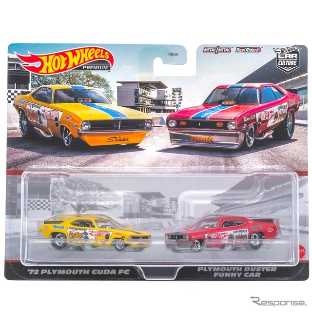 プレミアム 2パック '72 プリマス クーダ FC / プリマス ダスター ファニーカー(12月発売予定)