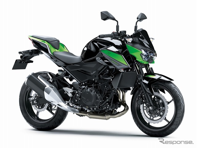 カワサキ Z250(キャンディライムグリーン×メタリックスパークブラック)