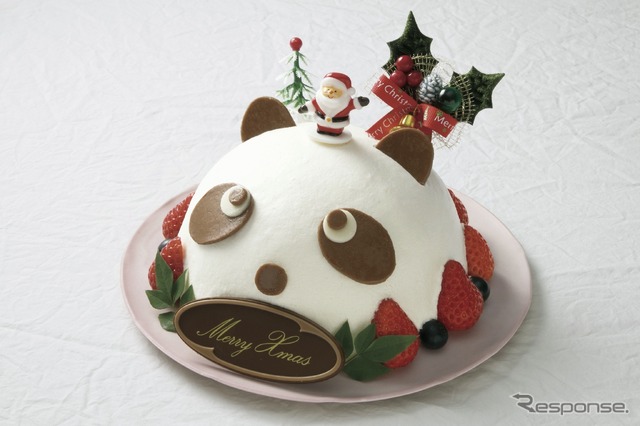エキュート上野、柿の木坂:Xmas パンダショートケーキ