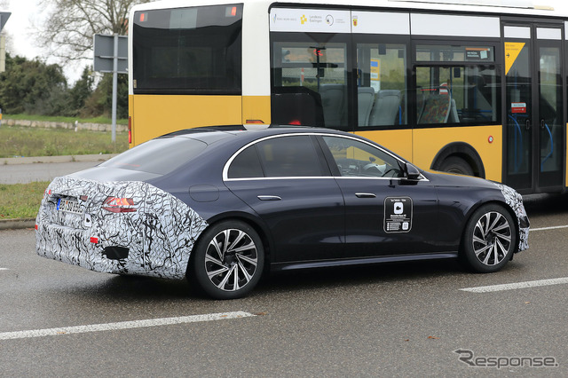メルセデスベンツ Eクラス 次期型プロトタイプ(スクープ写真)