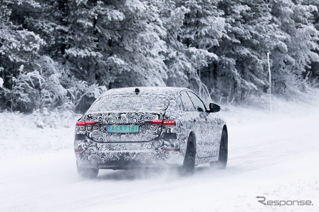 アウディ A6 e-tron プロトタイプ(スクープ写真)