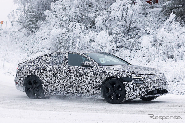 アウディ A6 e-tron プロトタイプ(スクープ写真)