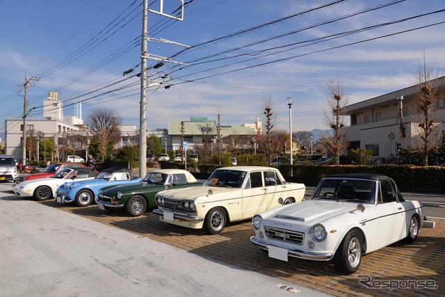 石和スパ＆フェスタ 冬の陣 クラシックカーフェスタ