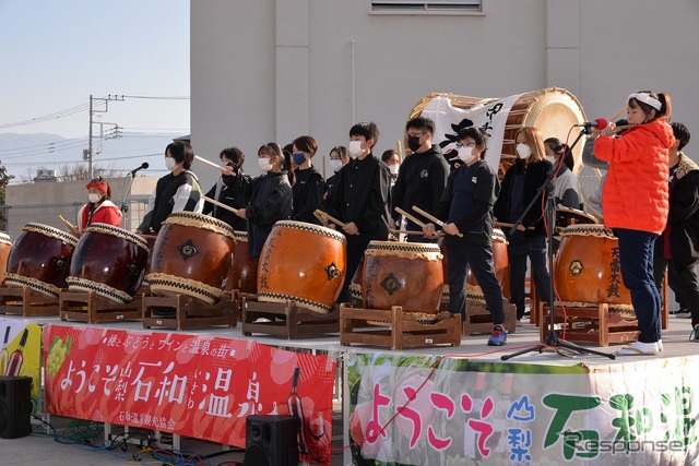 石和スパ＆フェスタ 冬の陣 クラシックカーフェスタ