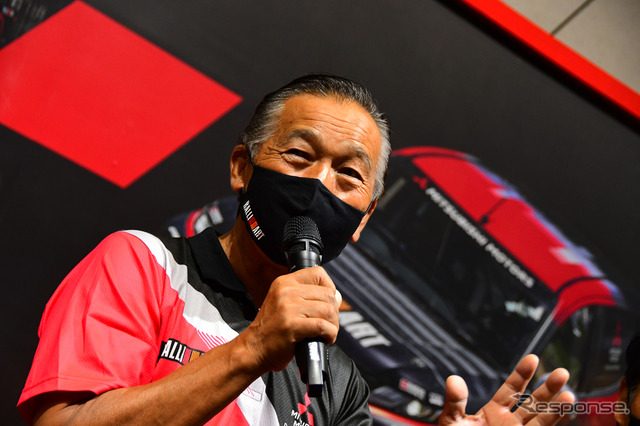 三菱ラリーアートの増岡浩総監督