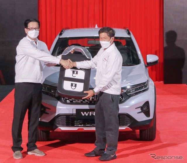 ホンダのインドネシア工場で生産が開始された WR-V