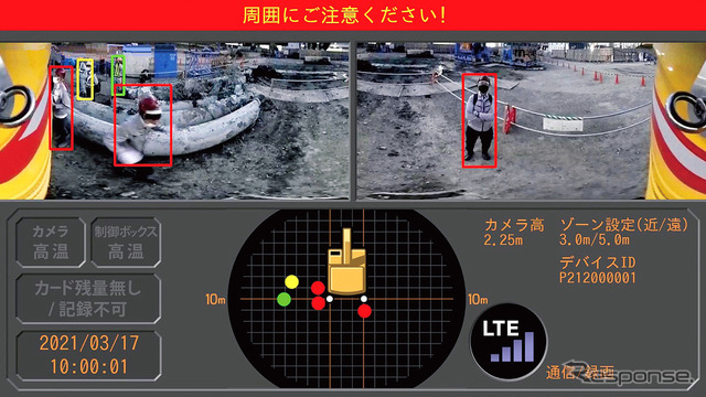 アクティオ・ドボレコJK:モニター表示