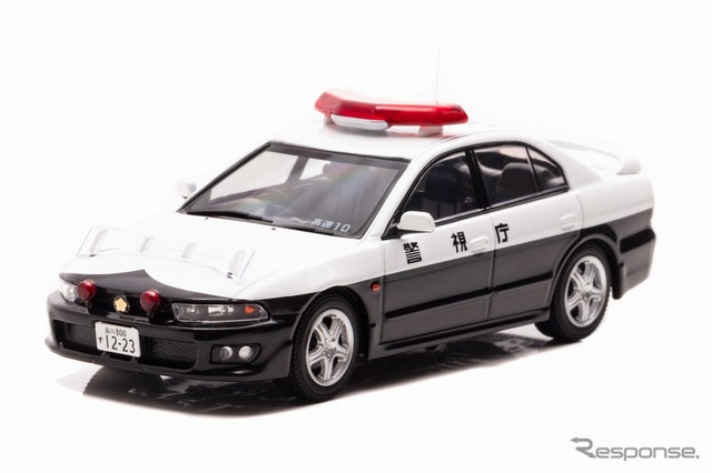 三菱 ギャラン VR-4(EC5A)2002 警視庁高速道路交通警察隊車両(速10)