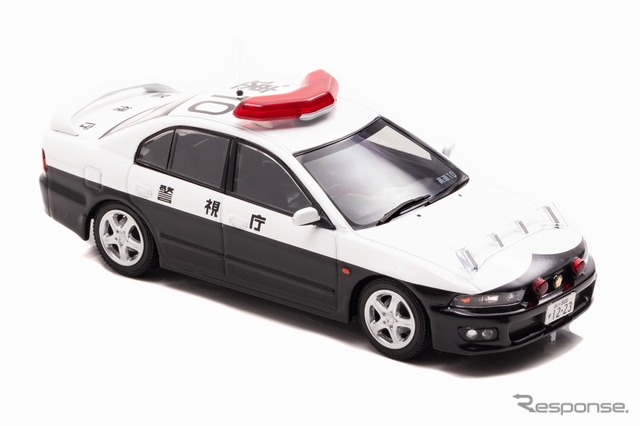 三菱 ギャラン VR-4(EC5A)2002 警視庁高速道路交通警察隊車両(速10)