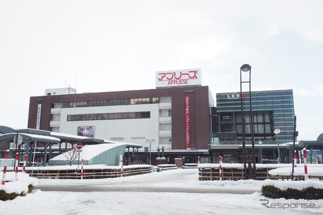 奥羽本線で新たにSuicaエリアに入る弘前駅。