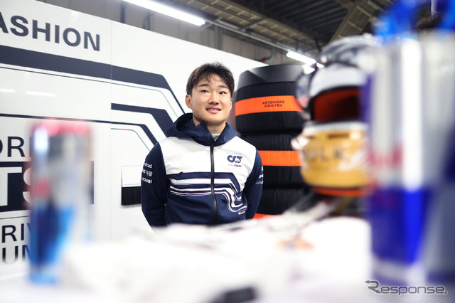 アルファタウリの角田裕毅。F1参戦3年目の2023年はニック・デ・フリースを新たなチームメイトに迎える(写真は2022年F1日本GP)。