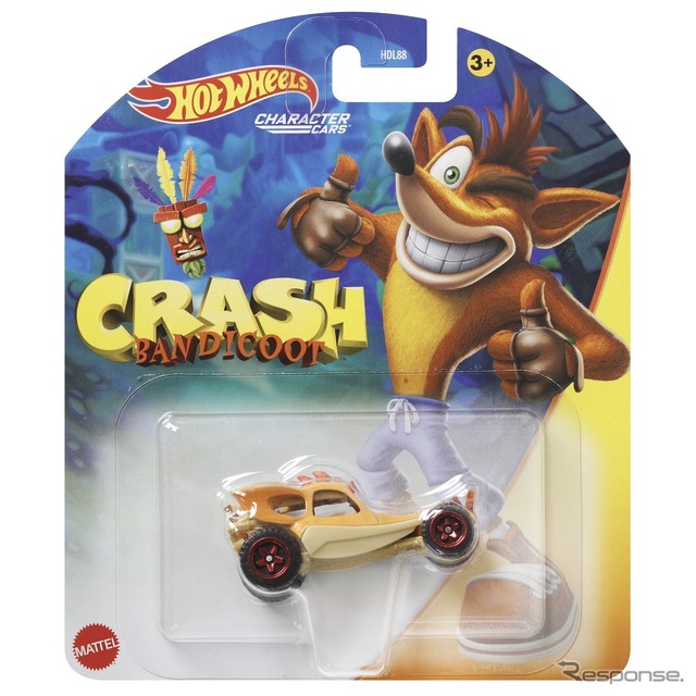 ホットウィール・ジャパニーズキャラクターカー:クラッシュバンディクー