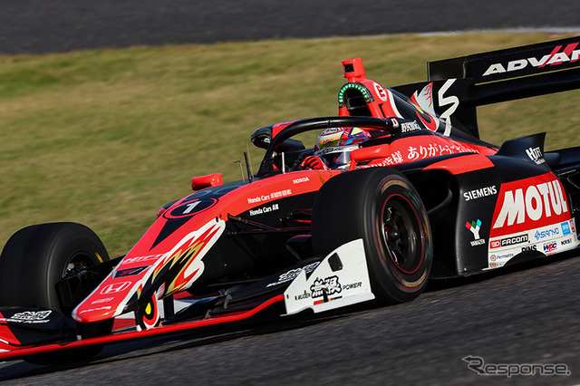 野尻智紀選手（全日本スーパーフォーミュラ選手権 第10戦）