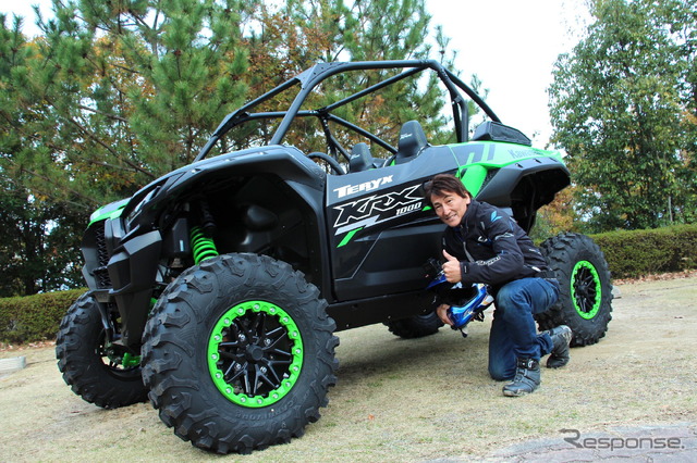 カワサキ TERYX KRX 1000と丸山浩氏