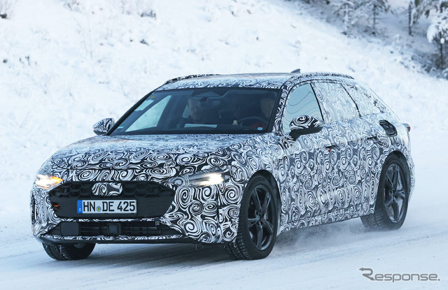 アウディ A4 アバント PHEVモデルの次期型プロトタイプ(スクープ写真)