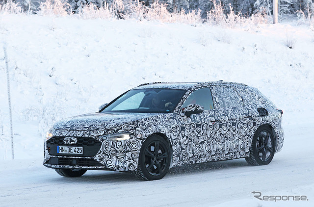 アウディ A4 アバント PHEVモデルの次期型プロトタイプ(スクープ写真)