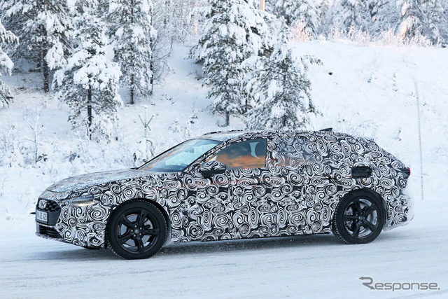 アウディ A4 アバント PHEVモデルの次期型プロトタイプ(スクープ写真)