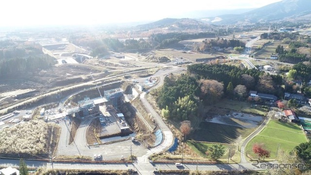 小山PA(仮称)付近(静岡県小山町域。11月)
