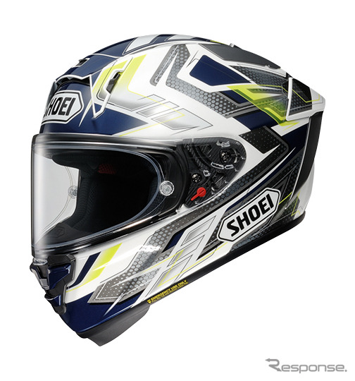 SHOEI X-Fifteen ESCALATE(ブルー/イエロー)