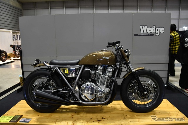 ハンバーグ師匠ことスピードワゴン井戸田潤さんのためにつくられたウェッジモーターサイクルのCB1100