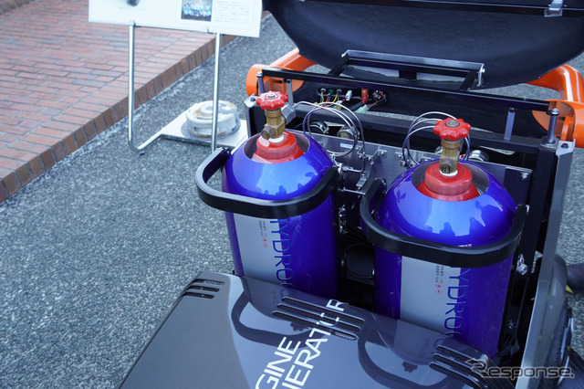 ヤマハ発動機 水素エンジン発電機(試作モデル)