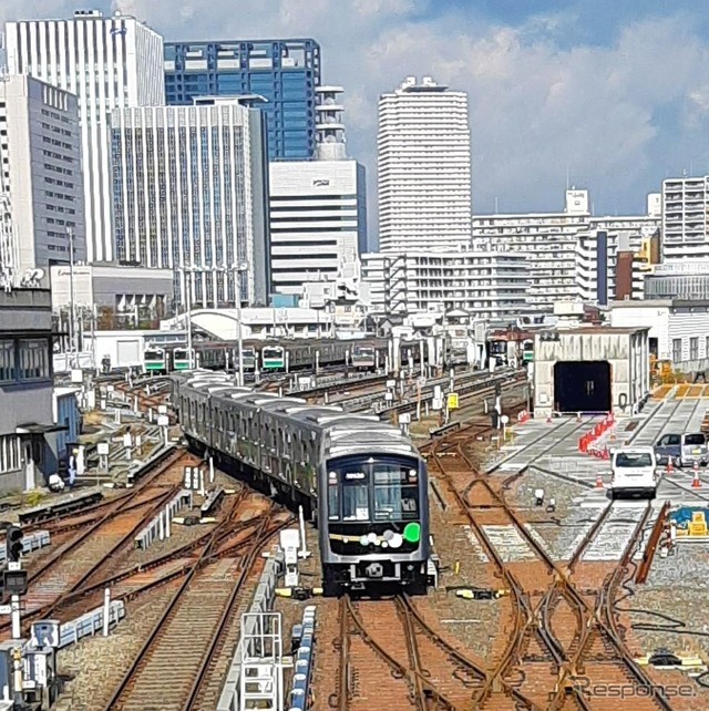 敷地内に新駅が建設される森之宮検車場。