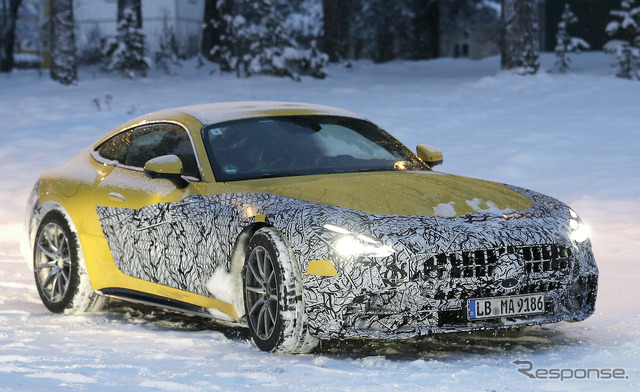 メルセデス AMG GT 次期型プロトタイプ(スクープ写真)