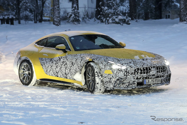メルセデス AMG GT 次期型プロトタイプ(スクープ写真)