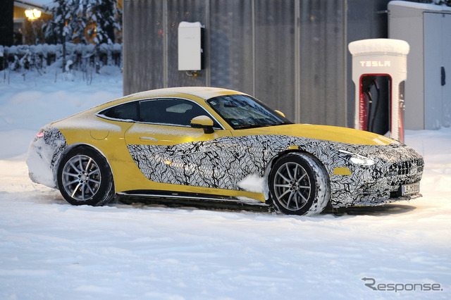 メルセデス AMG GT 次期型プロトタイプ(スクープ写真)
