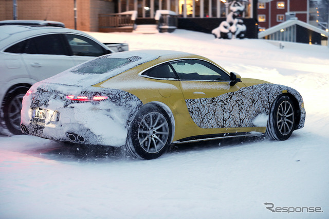 メルセデス AMG GT 次期型プロトタイプ(スクープ写真)