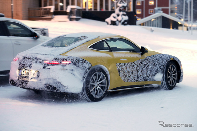 メルセデス AMG GT 次期型プロトタイプ(スクープ写真)