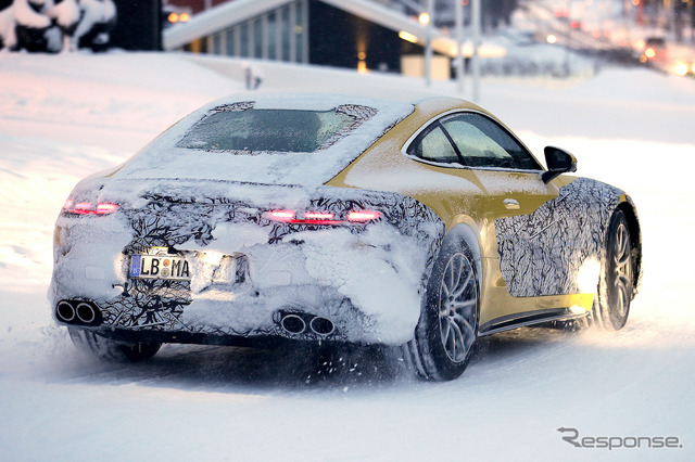 メルセデス AMG GT 次期型プロトタイプ(スクープ写真)
