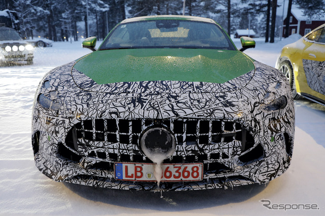 メルセデス AMG GT 次期型プロトタイプ(スクープ写真)
