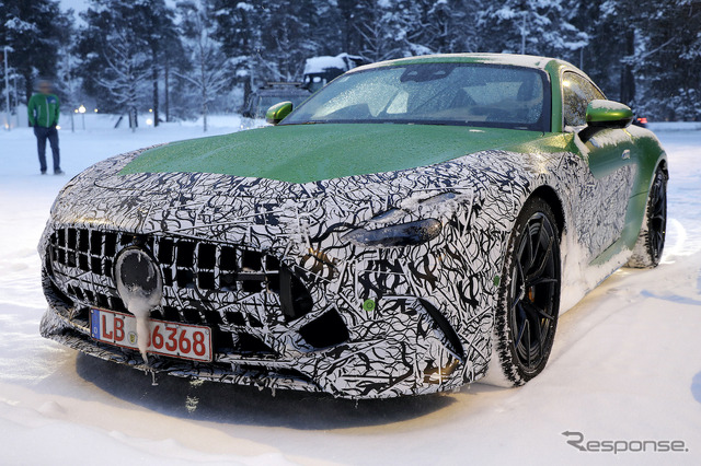 メルセデス AMG GT 次期型プロトタイプ(スクープ写真)
