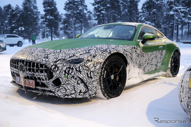 メルセデス AMG GT 次期型プロトタイプ(スクープ写真)