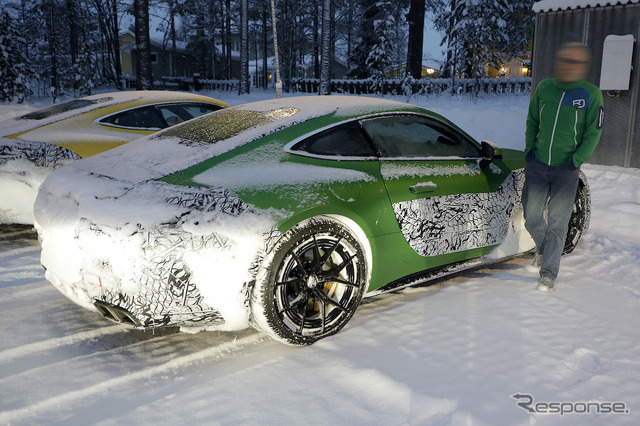 メルセデス AMG GT 次期型プロトタイプ(スクープ写真)