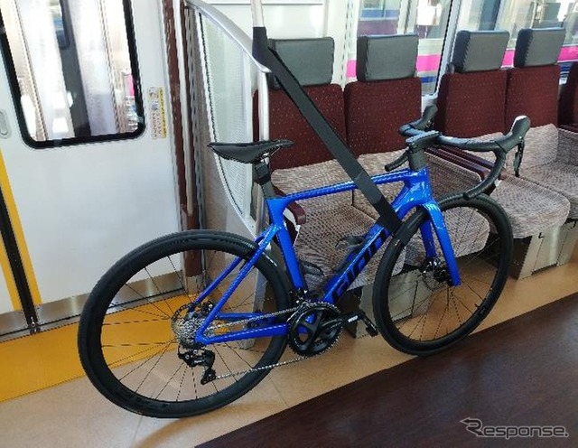 自転車の固定イメージ。