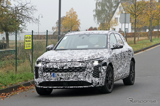 アウディ Q5 次期型プロトタイプ(スクープ写真)
