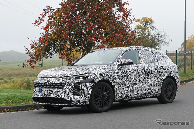 アウディ Q5 次期型プロトタイプ(スクープ写真)