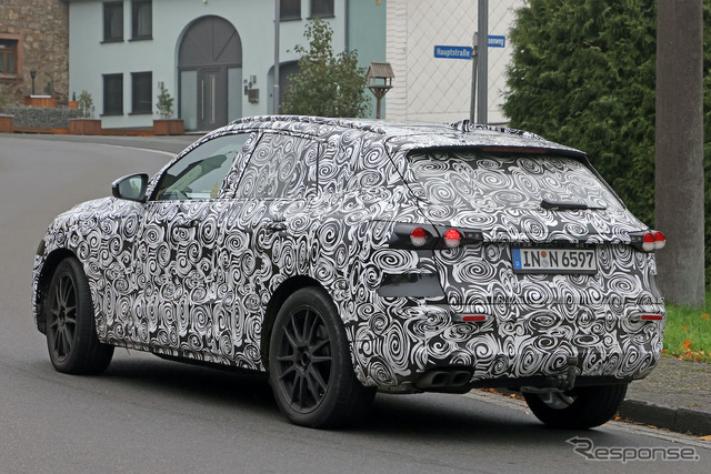 アウディ Q5 次期型プロトタイプ(スクープ写真)