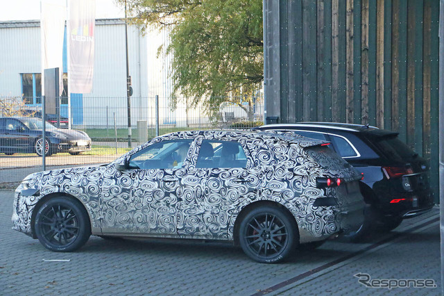 アウディ Q5 次期型プロトタイプ(スクープ写真)