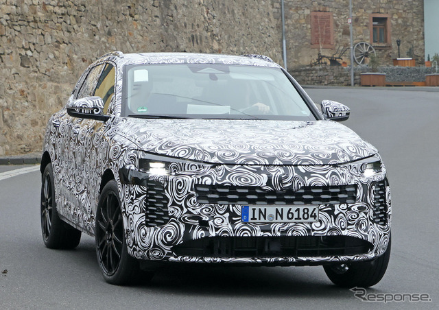 アウディ Q5 次期型プロトタイプ(スクープ写真)