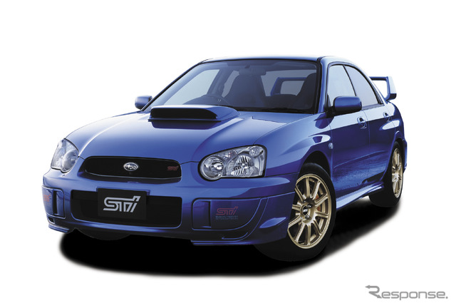 スバル インプレッサ セダン WRX STi 2代目 オプション装着車(2004年)
