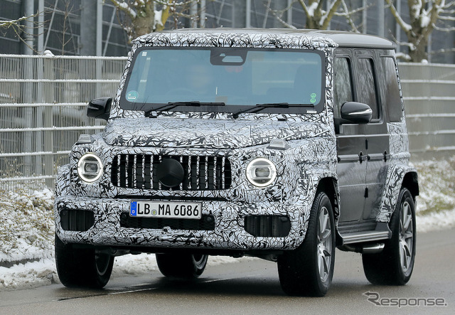 メルセデス AMG G63 改良新型プロトタイプ(スクープ写真)