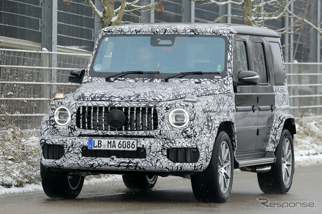 メルセデス AMG G63 改良新型プロトタイプ(スクープ写真)