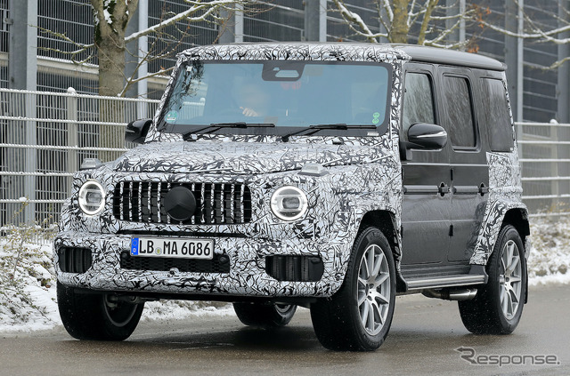 メルセデス AMG G63 改良新型プロトタイプ(スクープ写真)