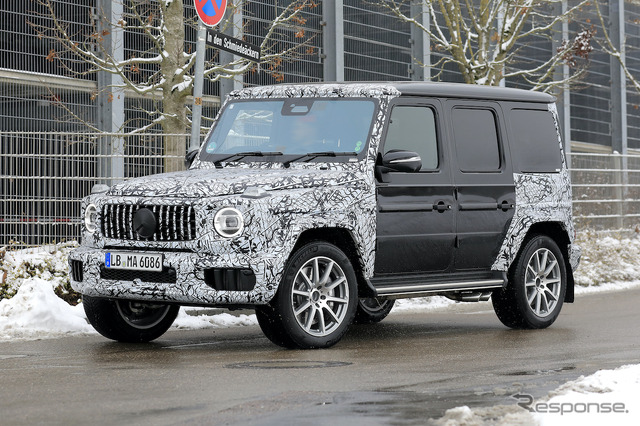 メルセデス AMG G63 改良新型プロトタイプ(スクープ写真)