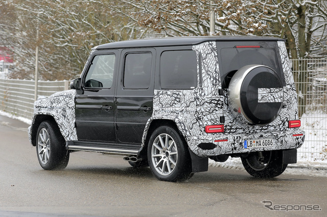 メルセデス AMG G63 改良新型プロトタイプ(スクープ写真)