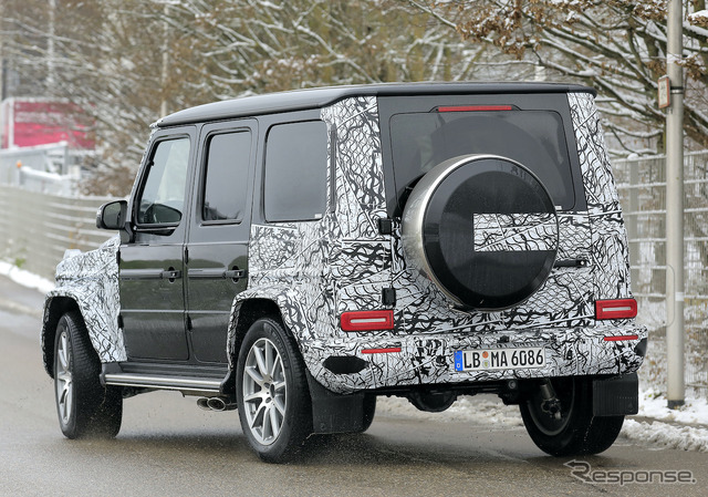 メルセデス AMG G63 改良新型プロトタイプ（スクープ写真）